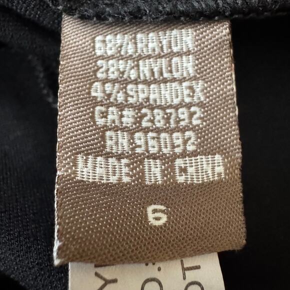 Kenar Black Peter Pan Collar Keyhole Back Night Out Sheath Midi Dress Size 6 - Picture 12 of 14